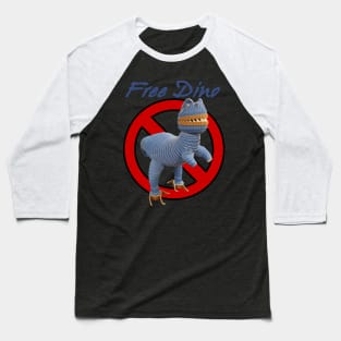 Free Dino Baseball T-Shirt